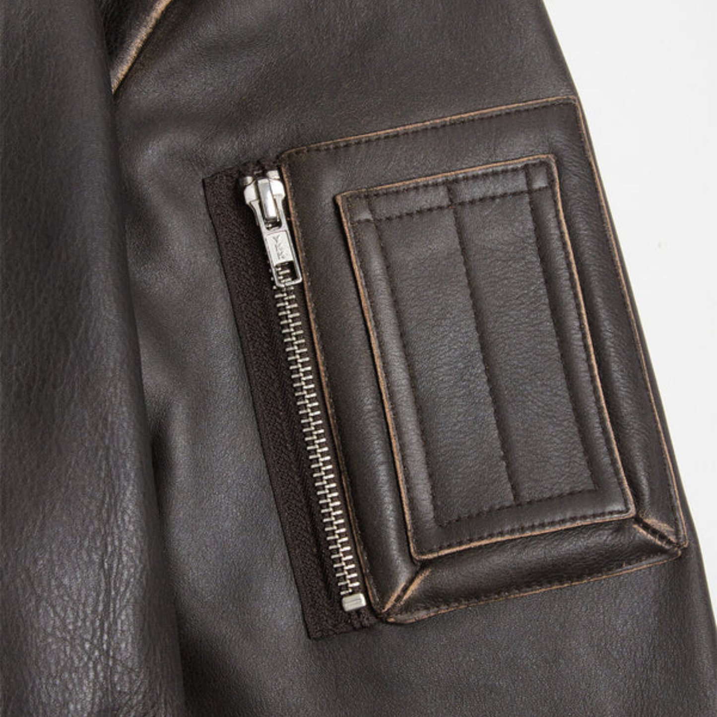 BARACUTA - Leather Flight Jacket