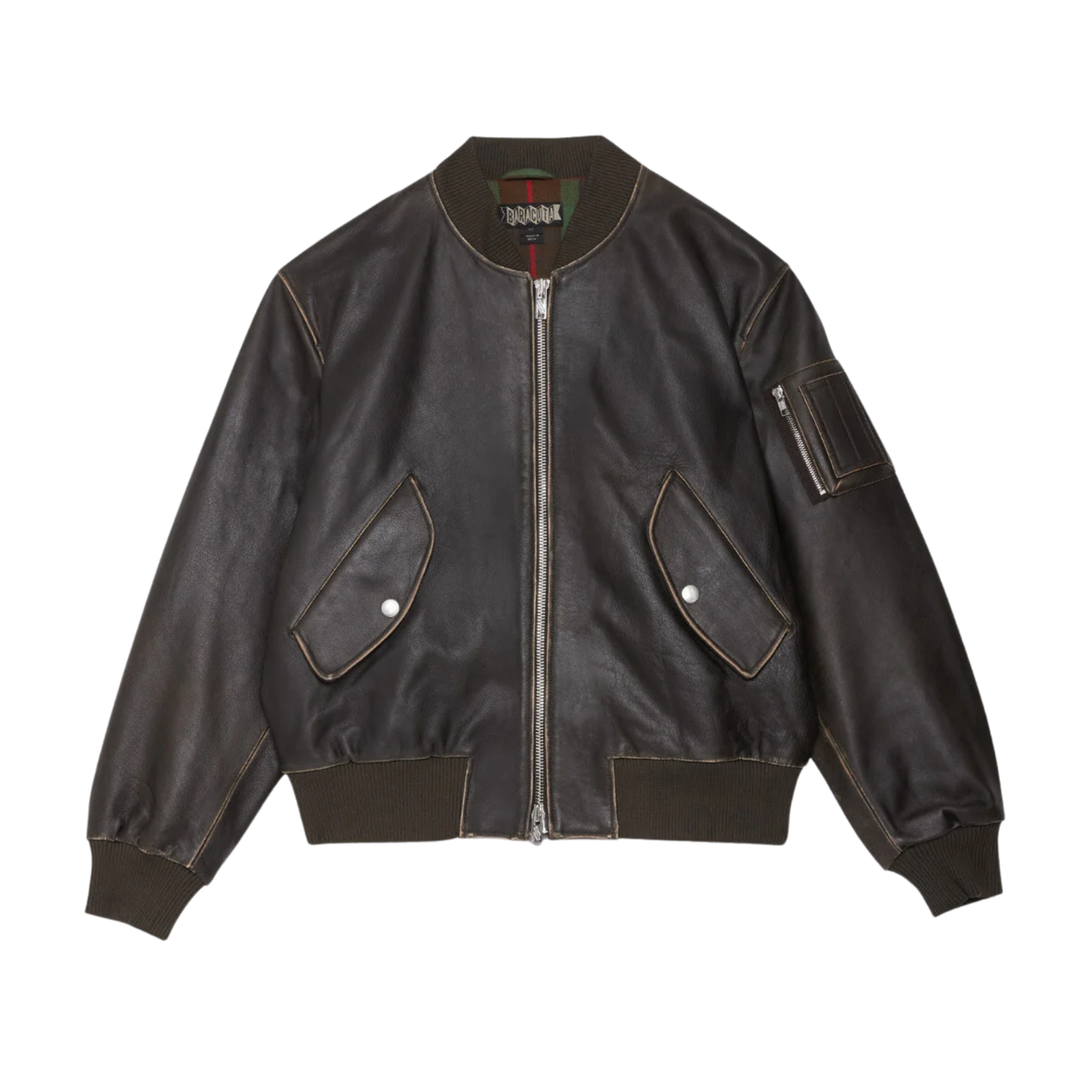 BARACUTA - Leather Flight Jacket