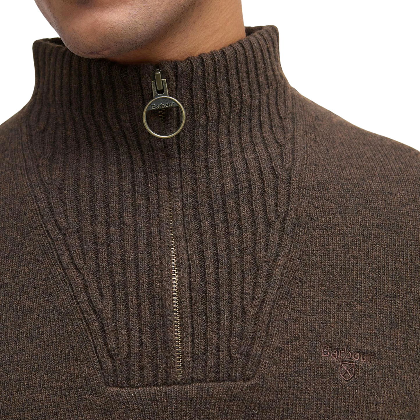 BARBOUR - Essential L/Wool Half Zip