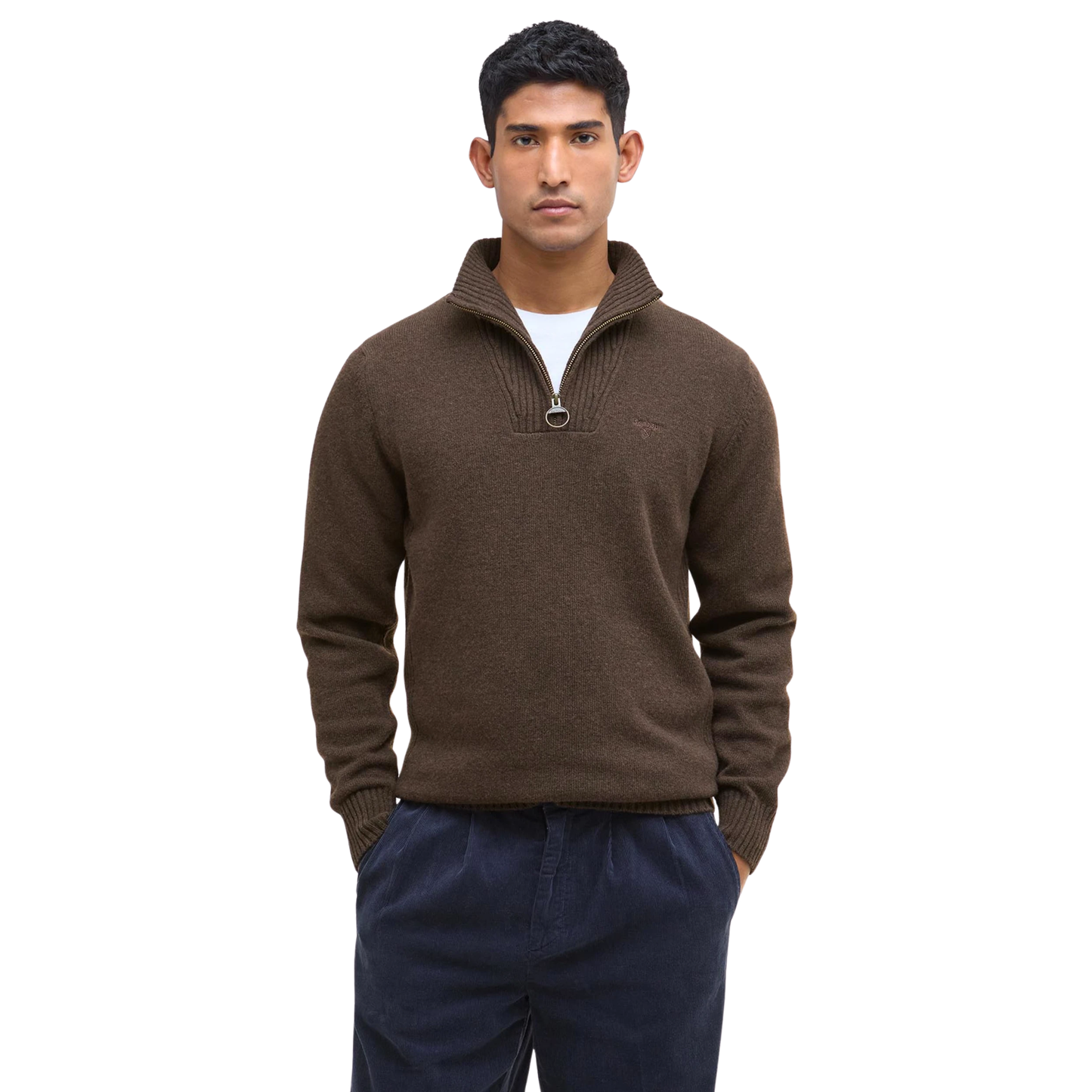 BARBOUR - Essential L/Wool Half Zip