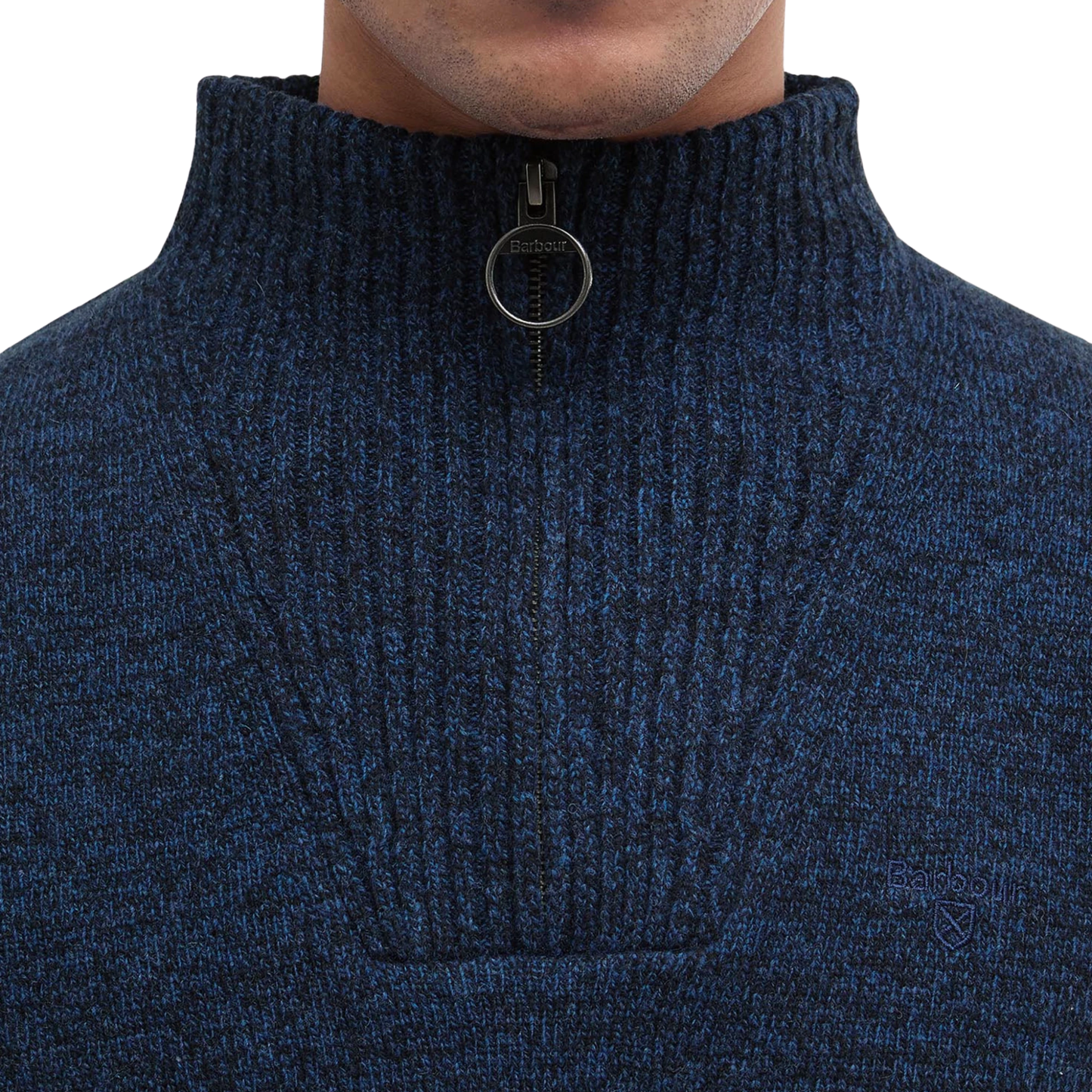 BARBOUR - Essential L/Wool Half Zip