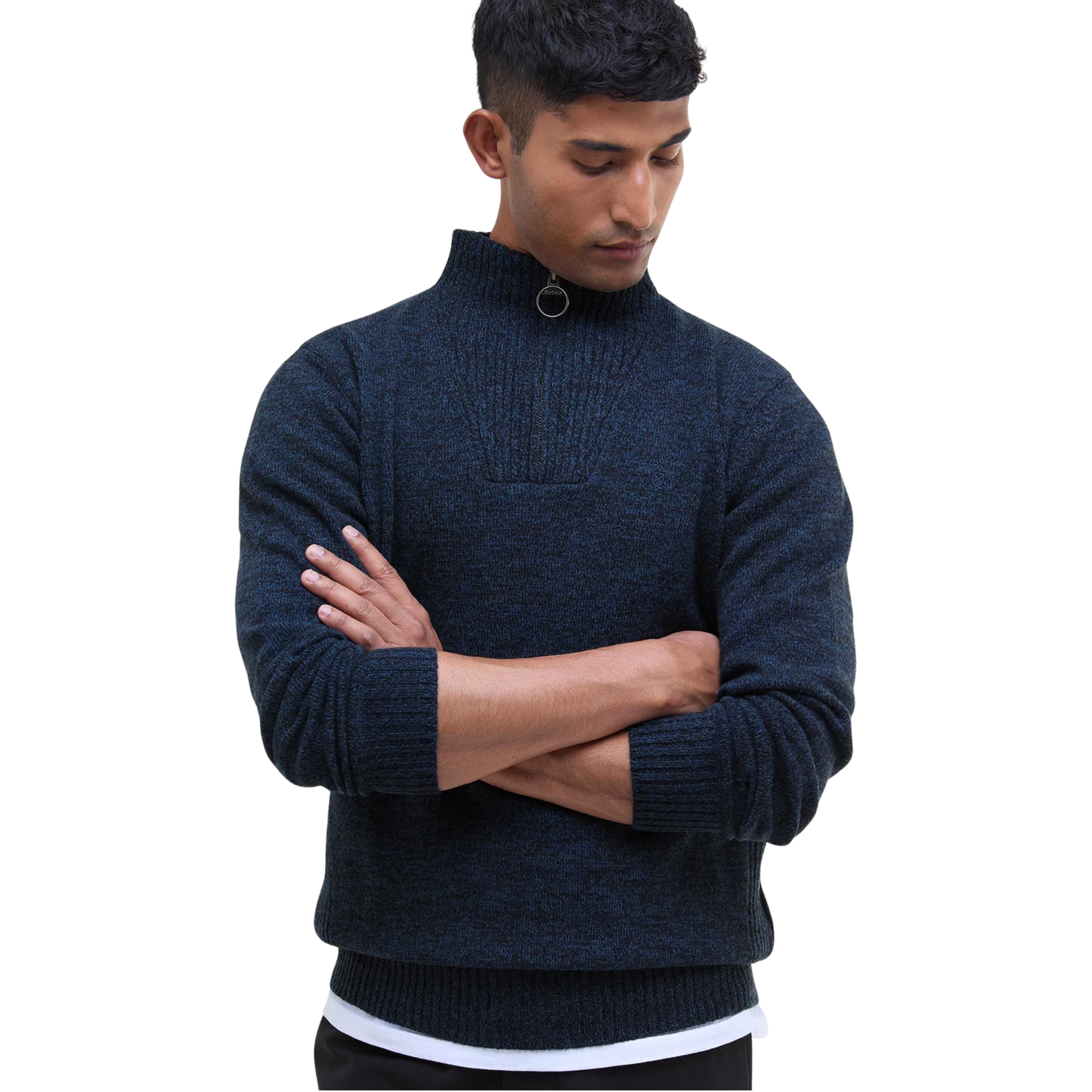 BARBOUR - Essential L/Wool Half Zip