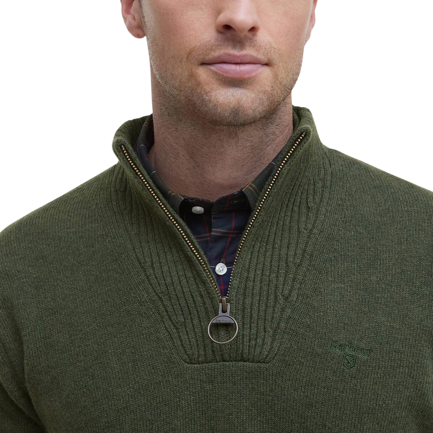 BARBOUR - Essential L/Wool Half Zip