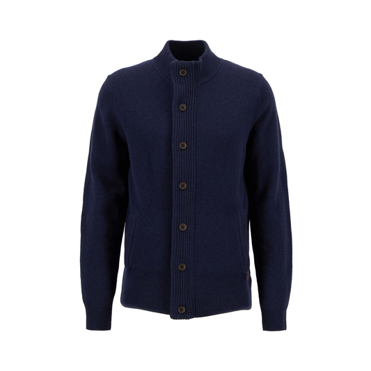 BARBOUR - Essential Patch Zip Through Knit