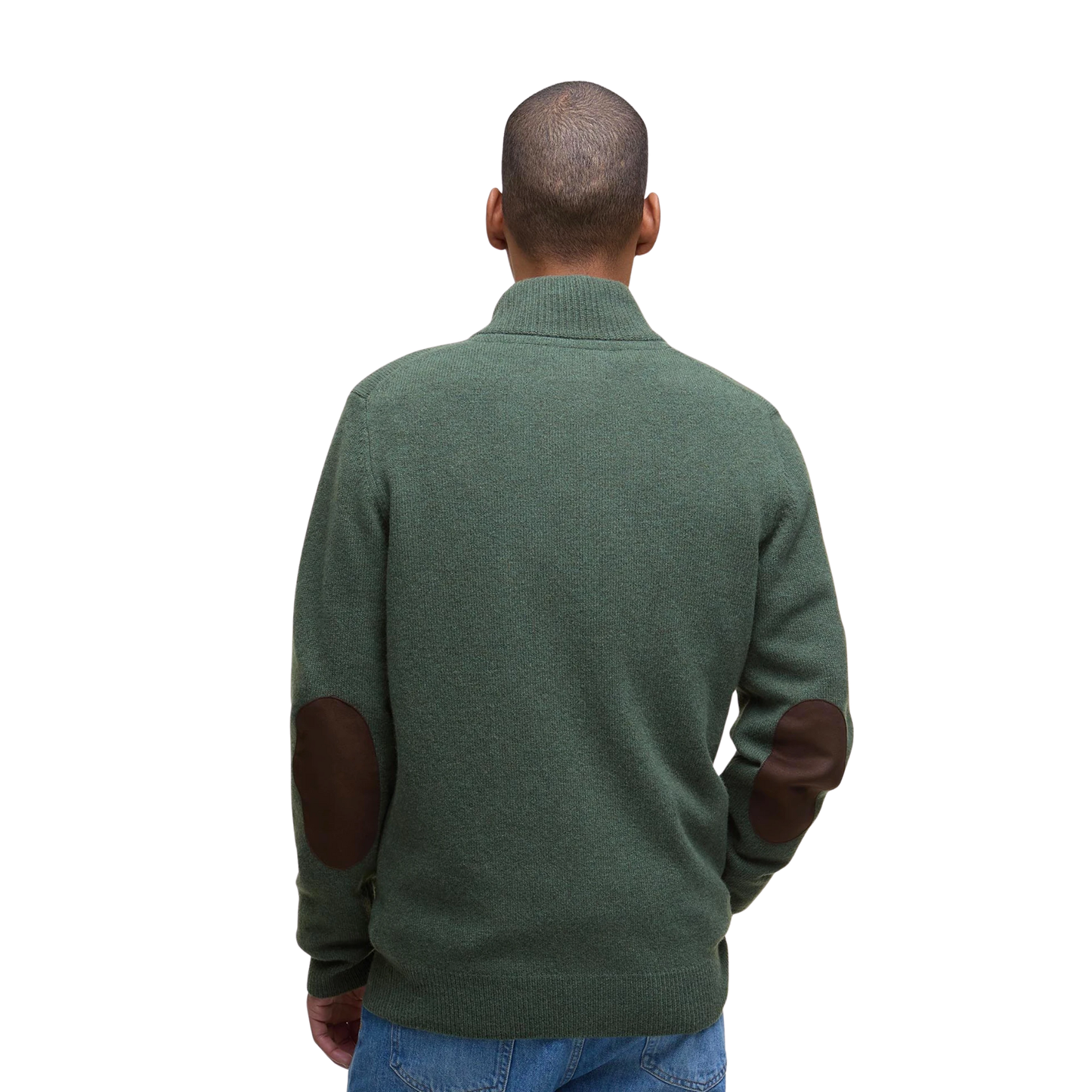 BARBOUR - Essential Patch Zip Through Knit