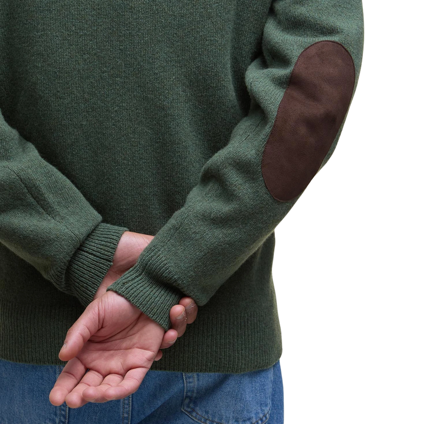 BARBOUR - Essential Patch Zip Through Knit