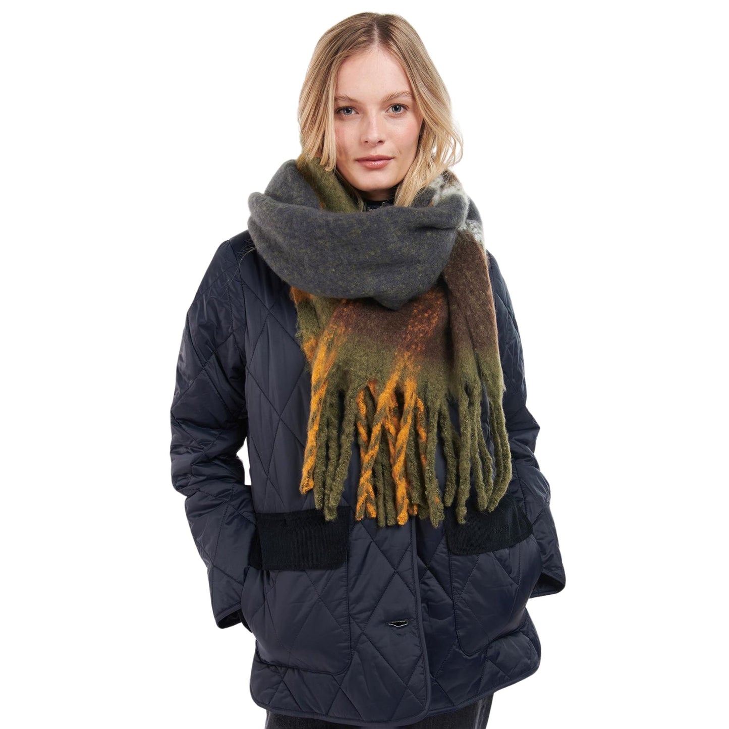 BARBOUR - W' Isla Tartan Boucle Scarf