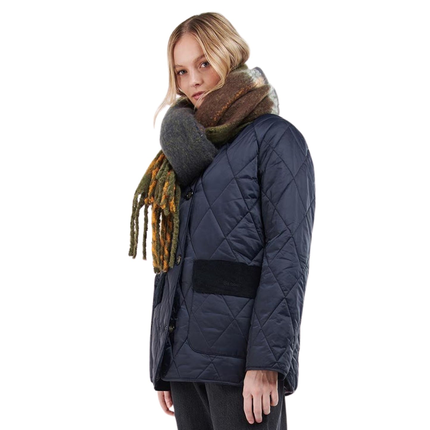 BARBOUR - W' Isla Tartan Boucle Scarf