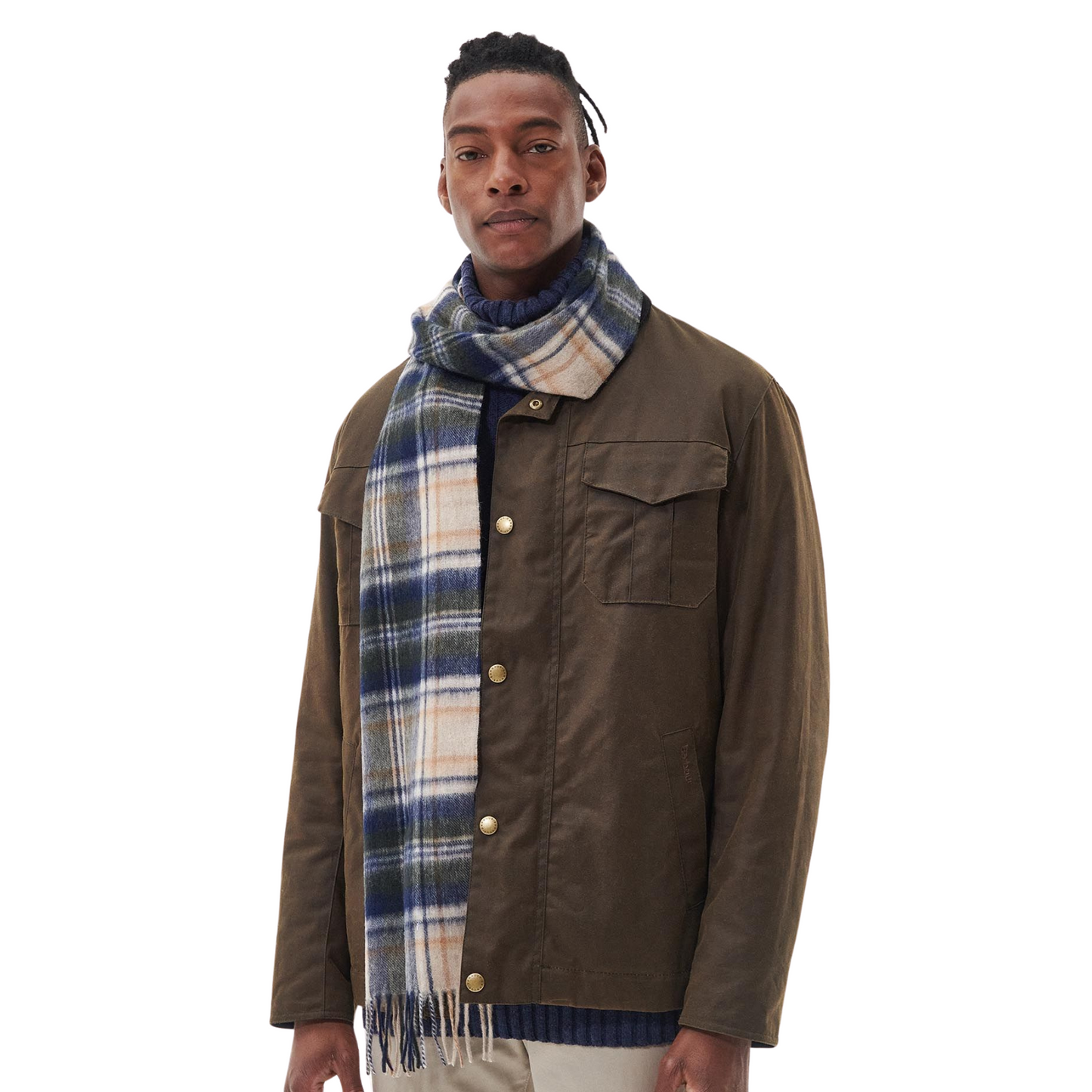 BARBOUR - New Check Tartan Scarf