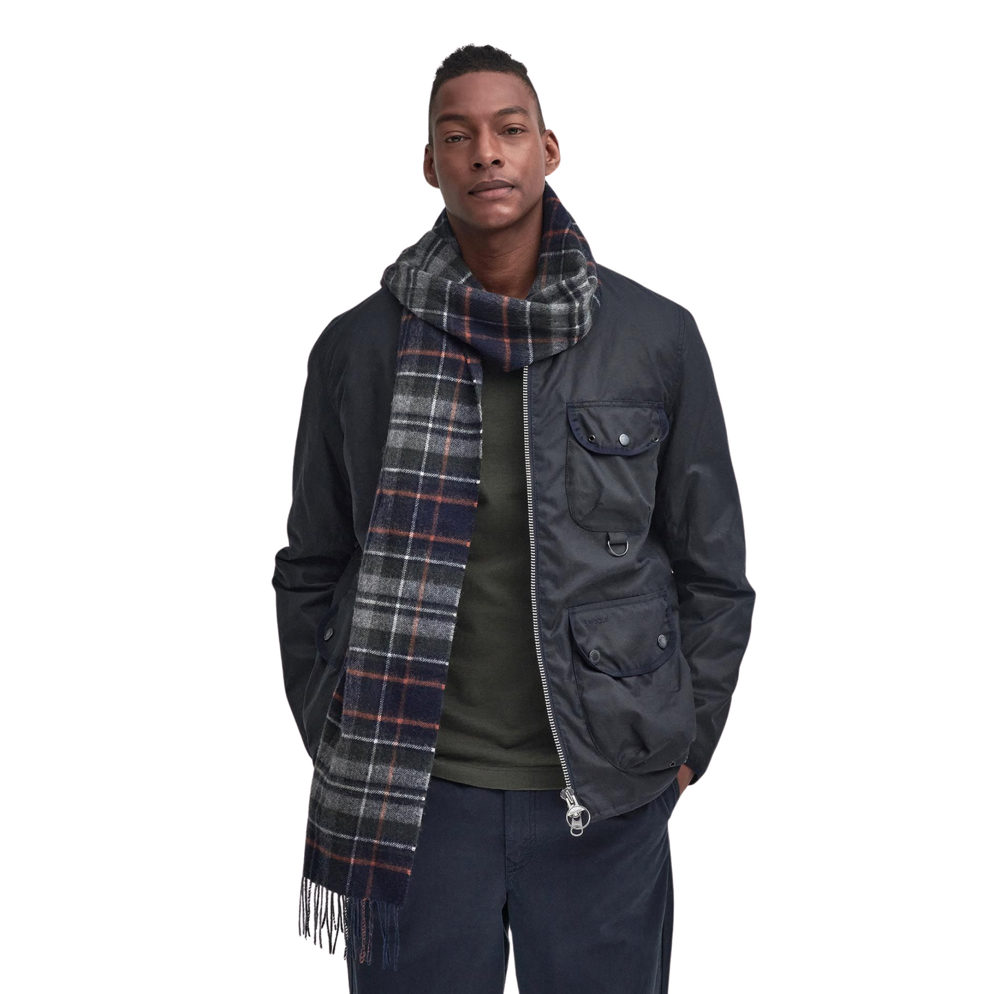 BARBOUR - New Check Tartan Scarf