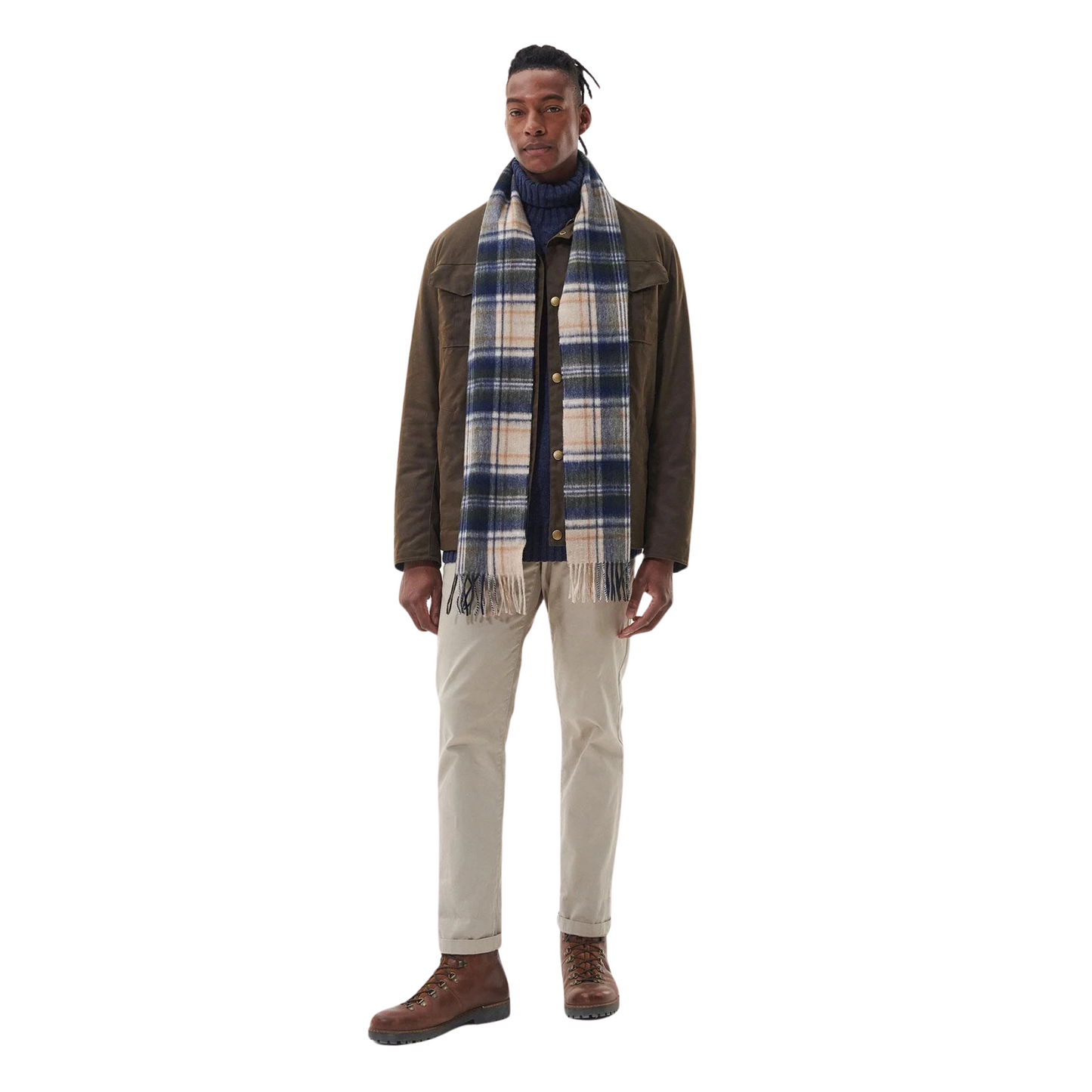 BARBOUR - New Check Tartan Scarf