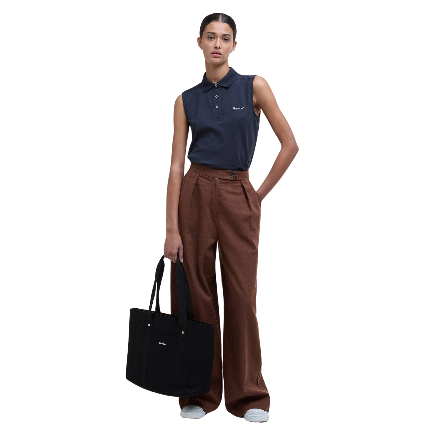 BARBOUR - W' Bowford Sleeveless Polo Top