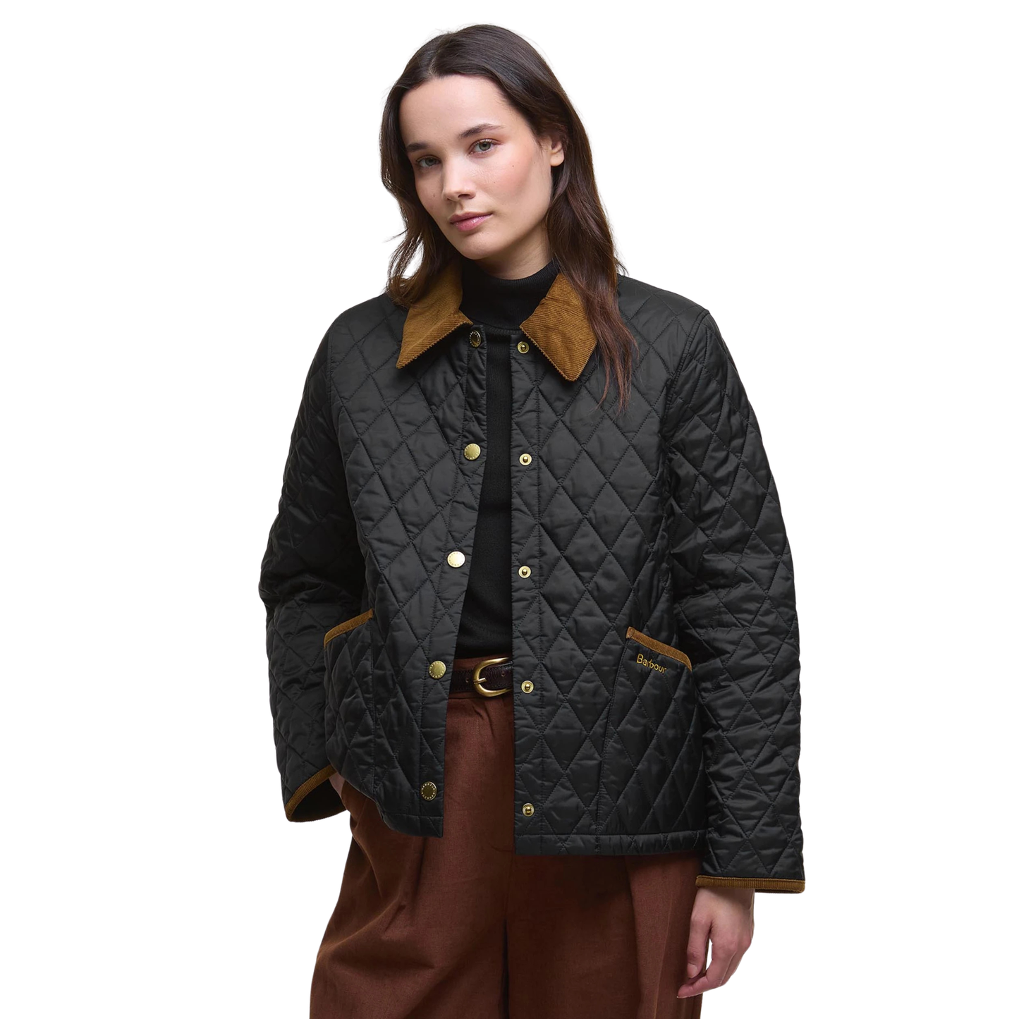 BARBOUR - W' Icons Cropped Liddesdale Quilt Jacket