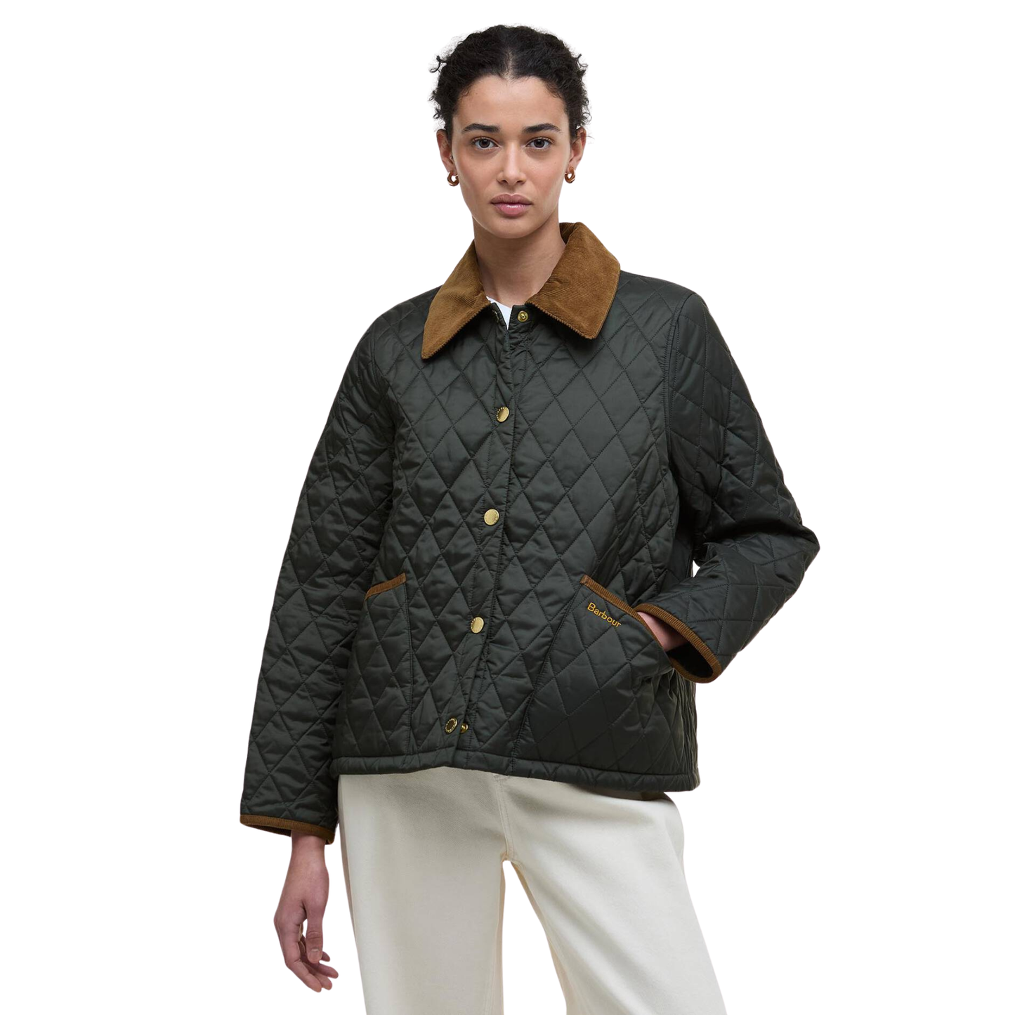 BARBOUR - W' Icons Cropped Liddesdale Quilt Jacket