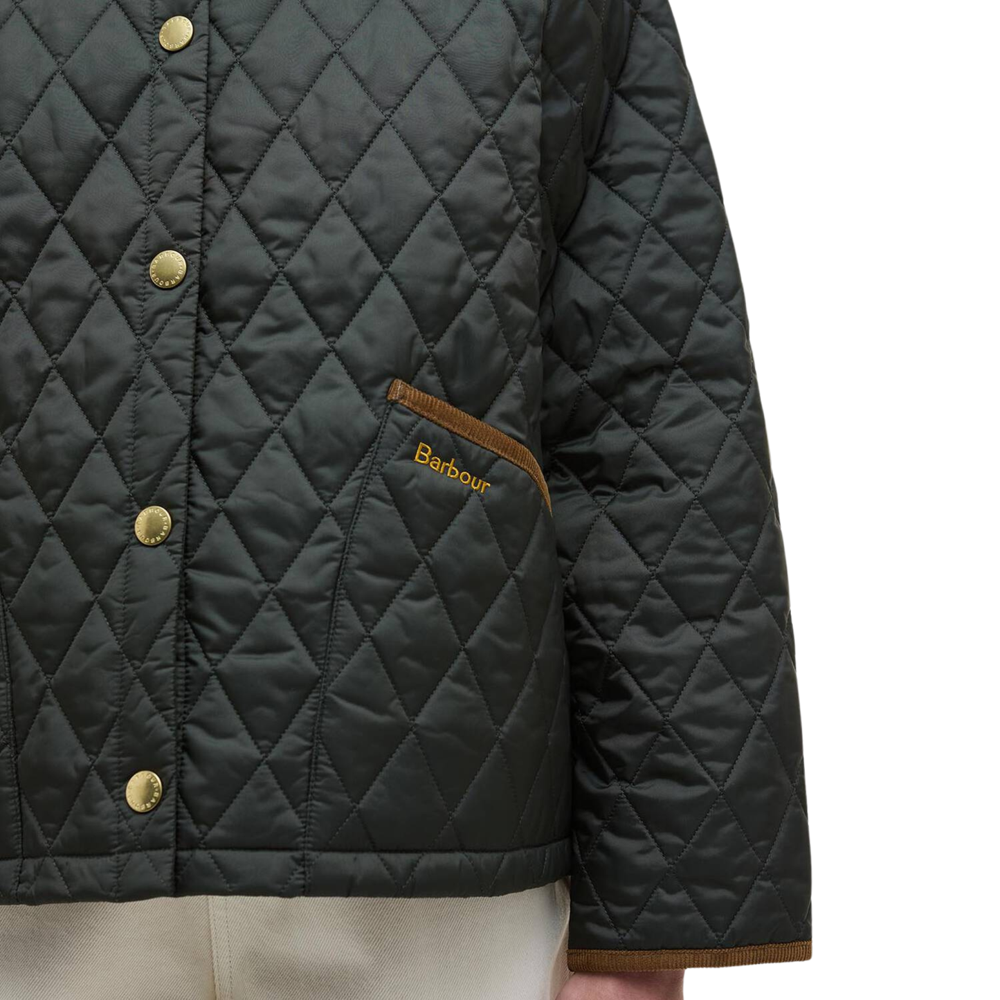 BARBOUR - W' Icons Cropped Liddesdale Quilt Jacket