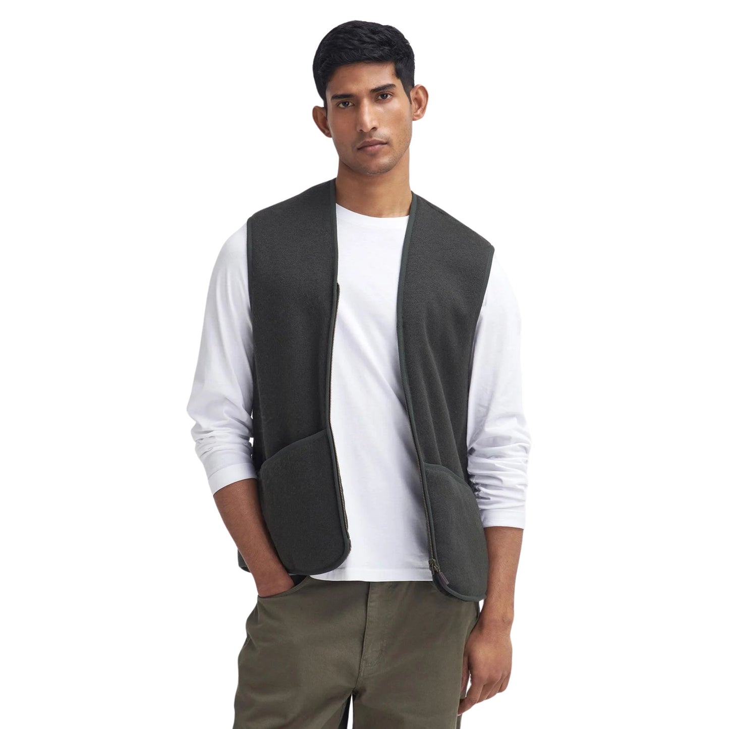 BARBOUR - Warm Pile Waistcoat Zip In Liner