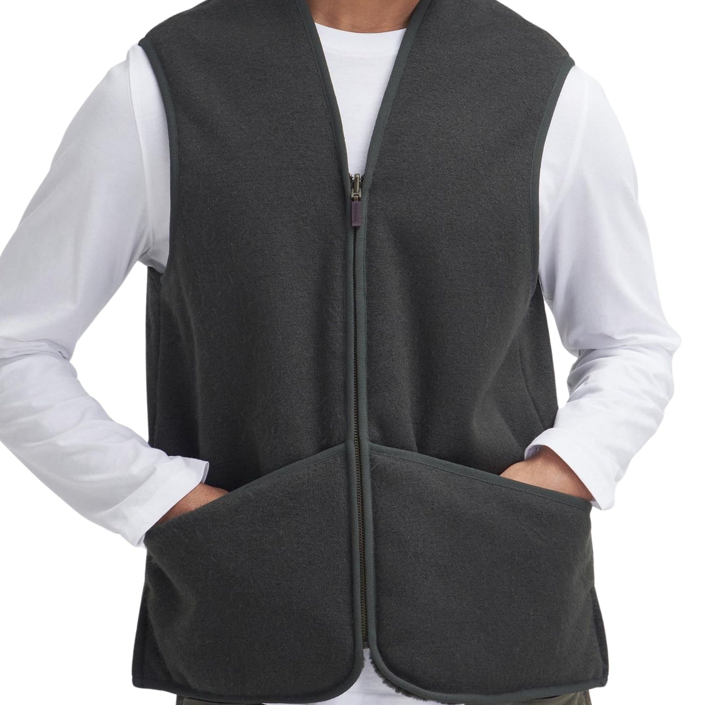 BARBOUR - Warm Pile Waistcoat Zip In Liner