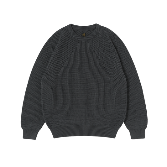 BATONER - Cotton Signature Crew Neck