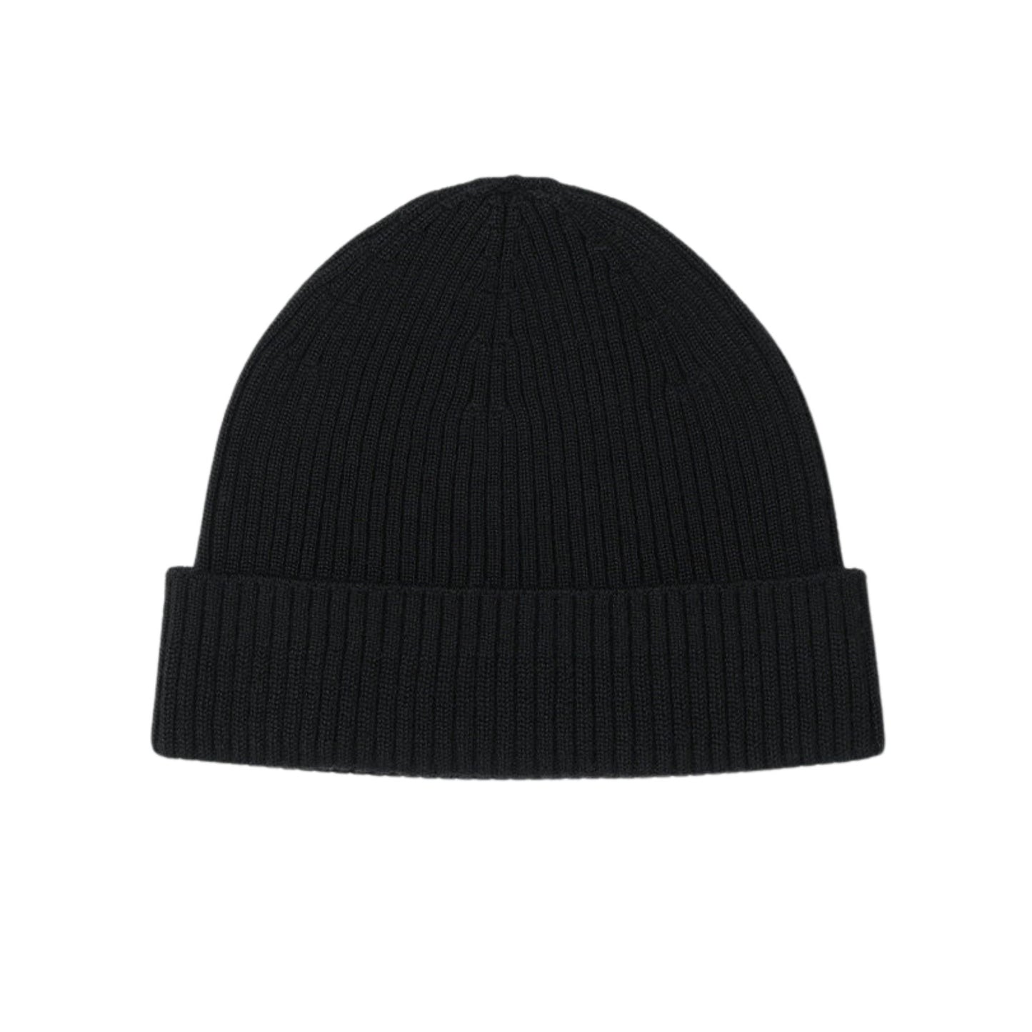 BATONER - Solid Wool Knit cap Black