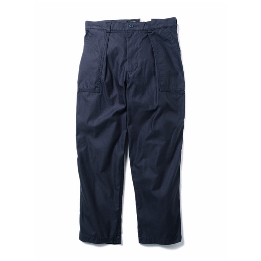 BEAMS+ - 1 Pleat  Baker 80/30 Back Satin Pant