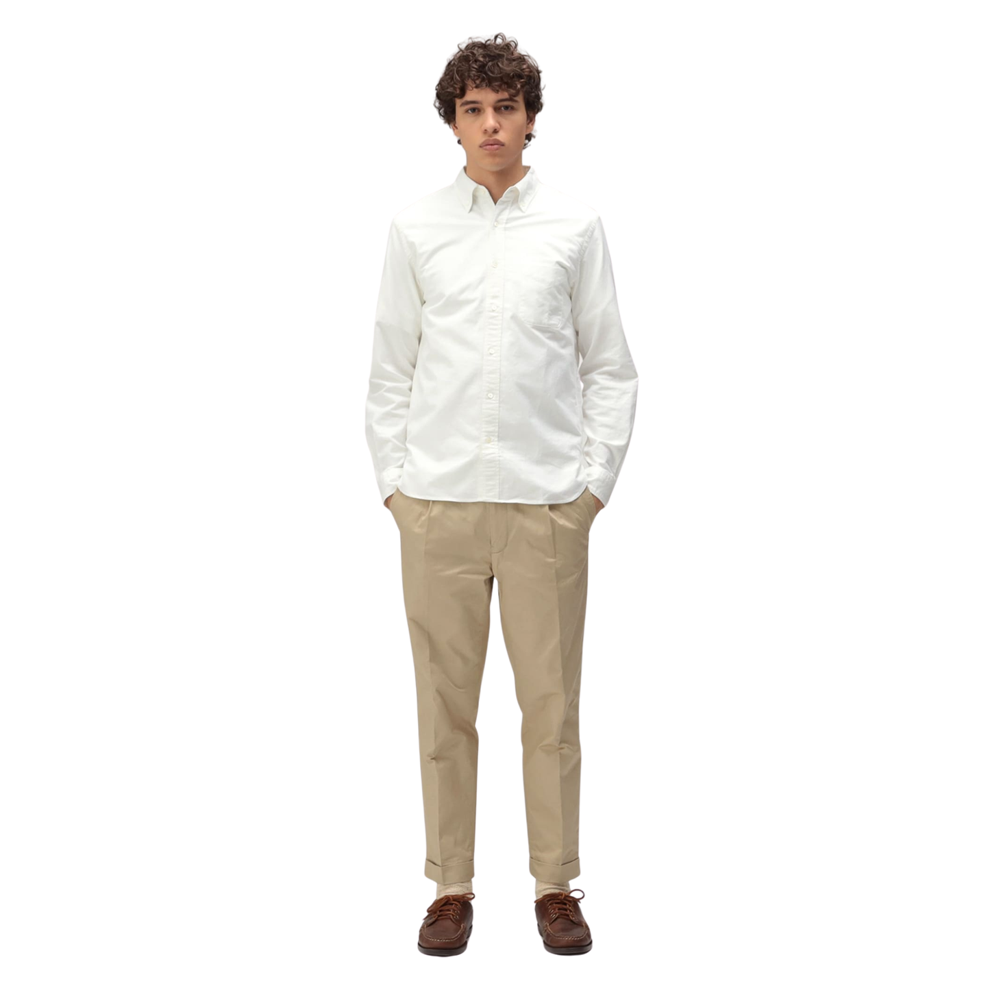 BEAMS+ - 1 Pleat 80/30 Twill Pant