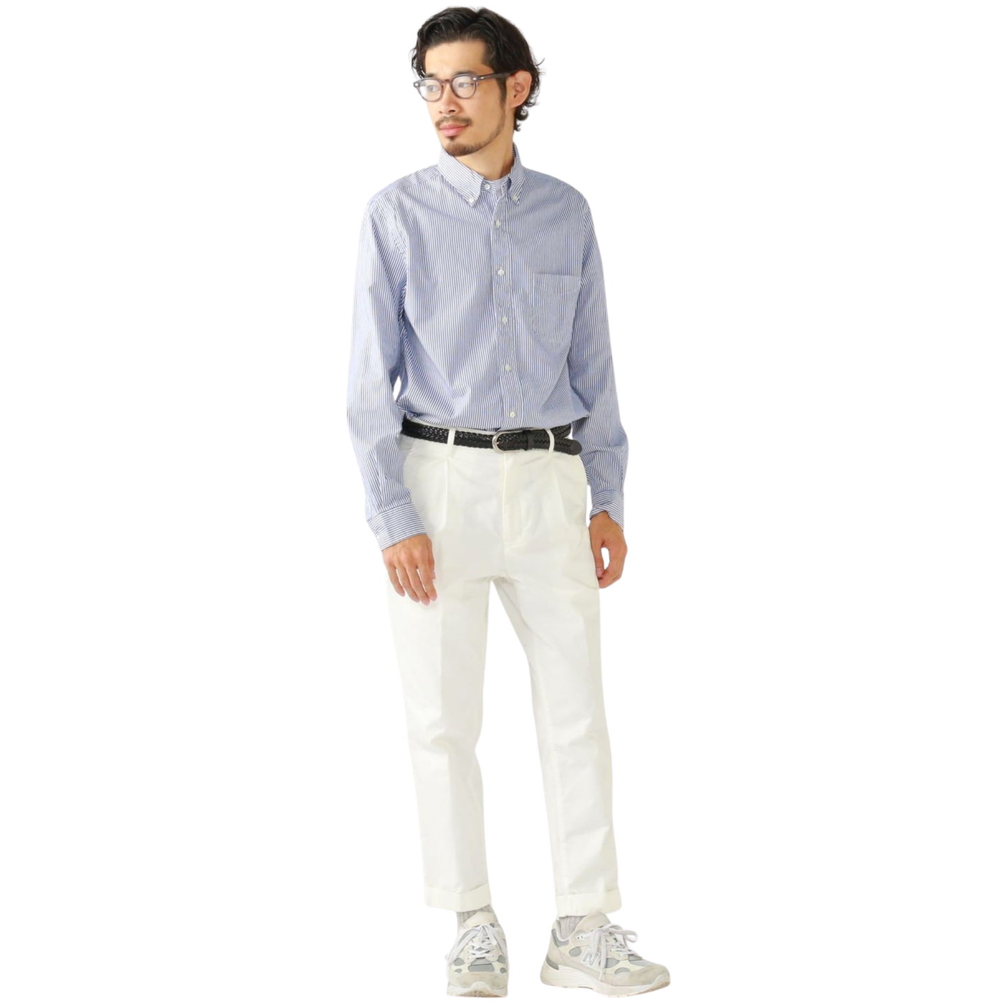 BEAMS+ - 1 Pleat 80/30 Twill Pant