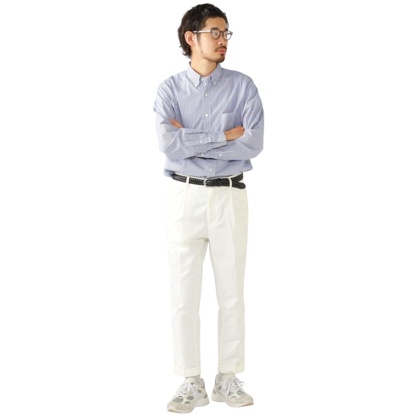 BEAMS+ - 1 Pleat 80/30 Twill Pant
