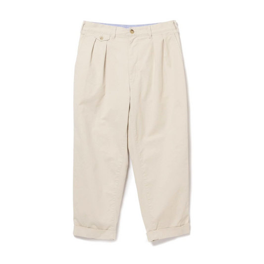 BEAMS+ - 2 Pleats Pant Twill Pant