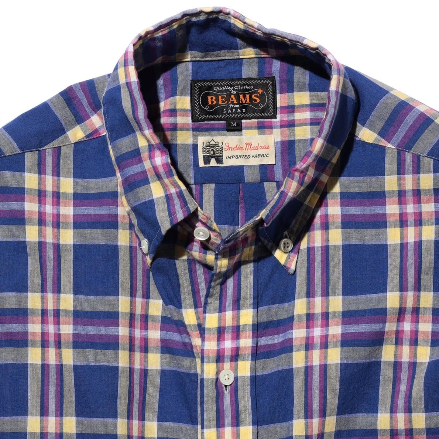 BEAMS+ - B.D. Classic-fit Super Madras Shirt