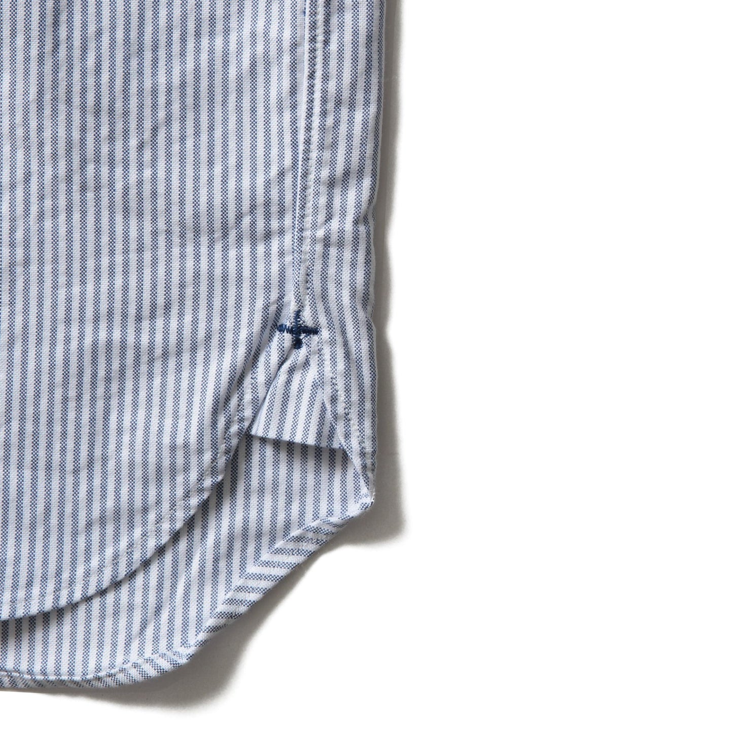 BEAMS+ - B.D. Oxford Candy Stripe Shirt Blue