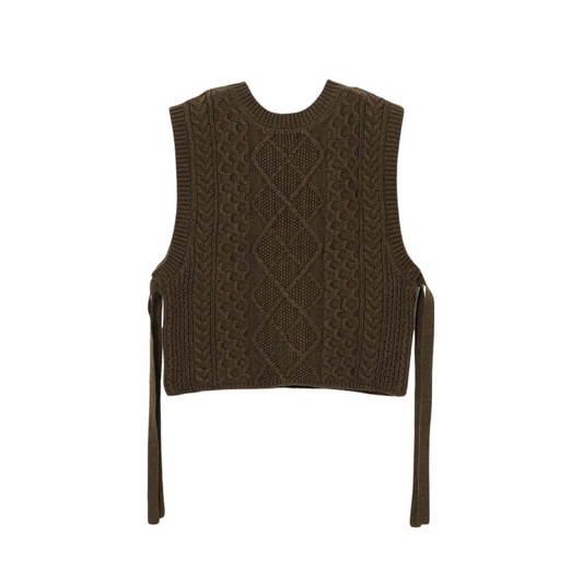 BEAMS BOY - W' G. Alan Side Ribbon Vest