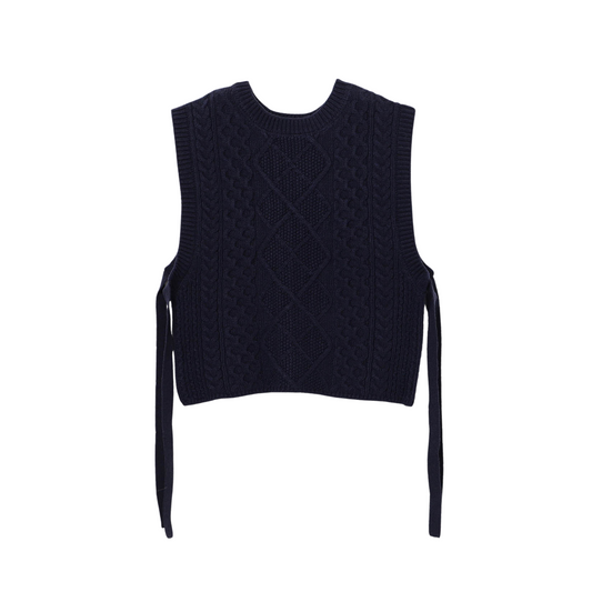 BEAMS BOY - W' G. Alan Side Ribbon Vest