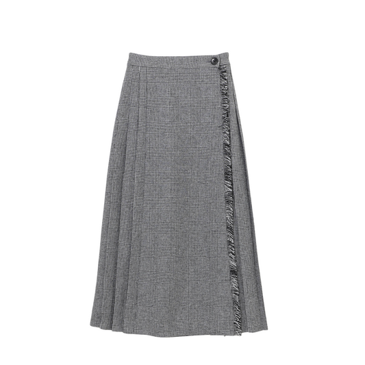 BEAMS BOY - W' G. Check Kilt Skirt