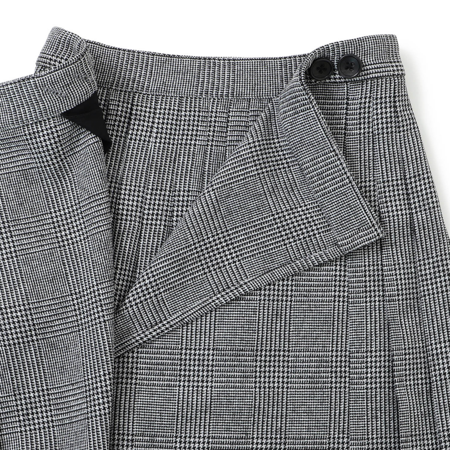 BEAMS BOY - W' G. Check Kilt Skirt