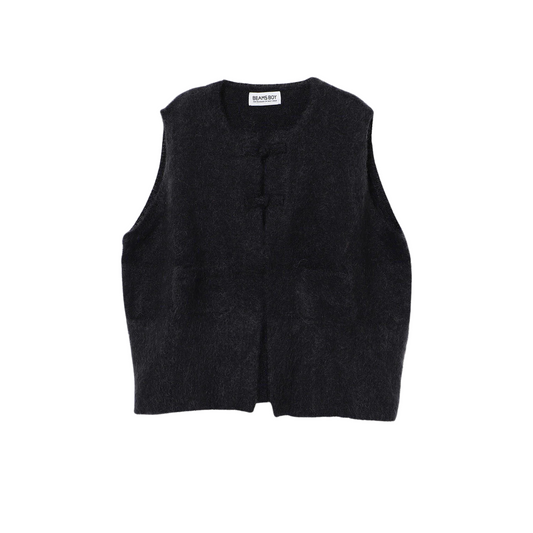 BEAMS BOY - W' G. China Button Vest