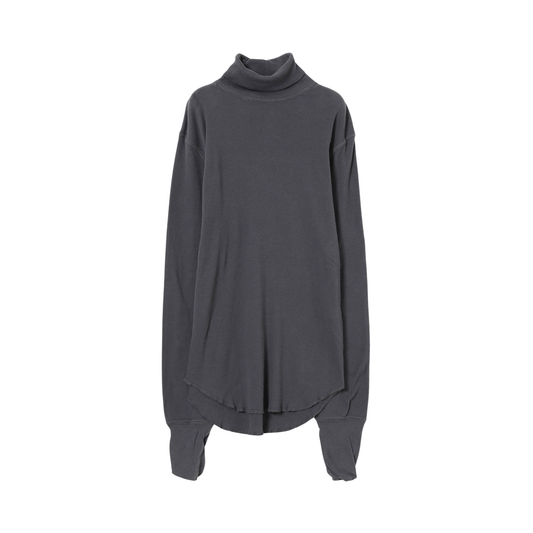 BEAMS BOY - W' L\S O. Rib Knitted Turtleneck T-Shirt