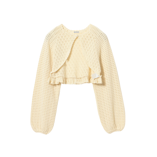BEAMS BOY - W' Lace Knit Bolero