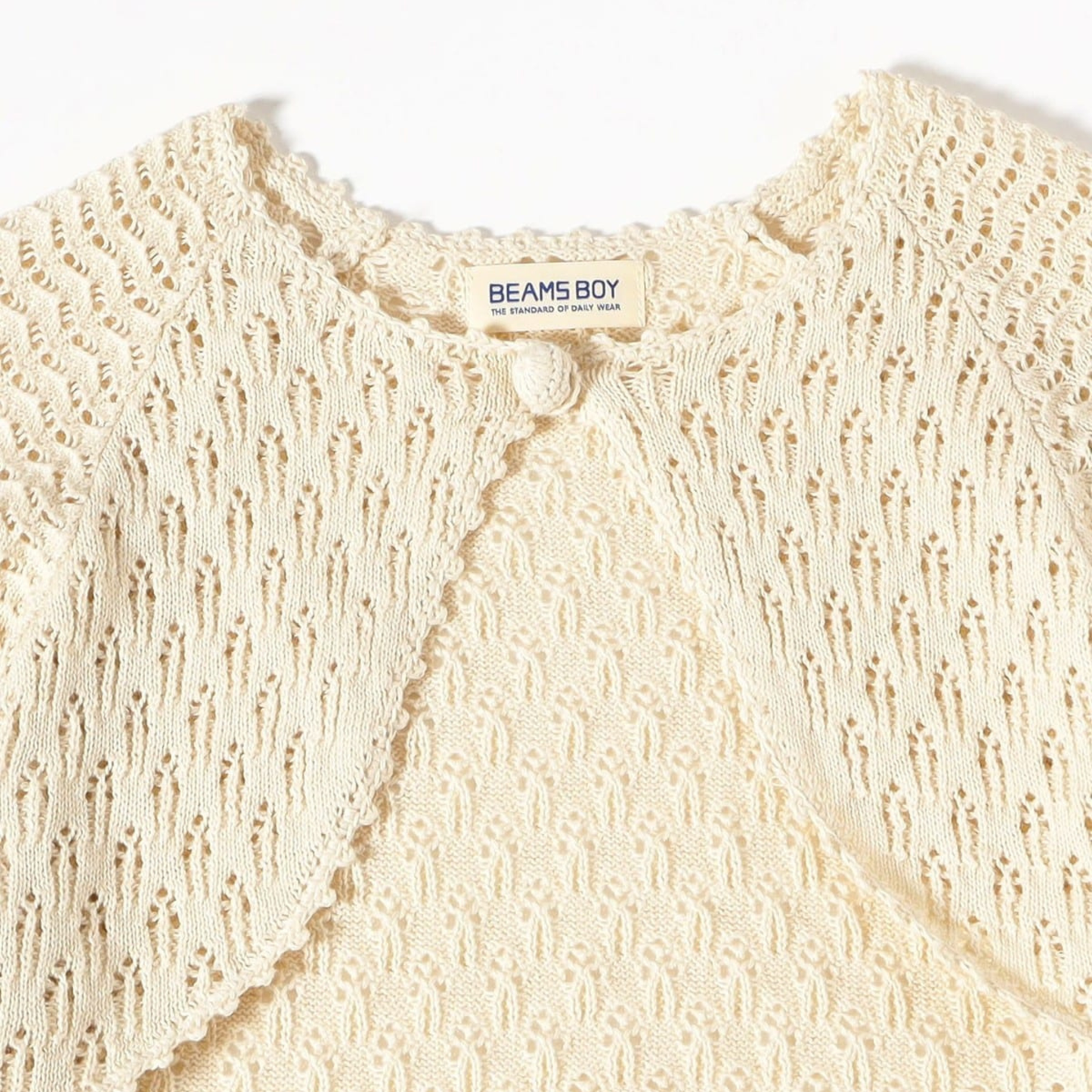 BEAMS BOY - W' Lace Knit Bolero