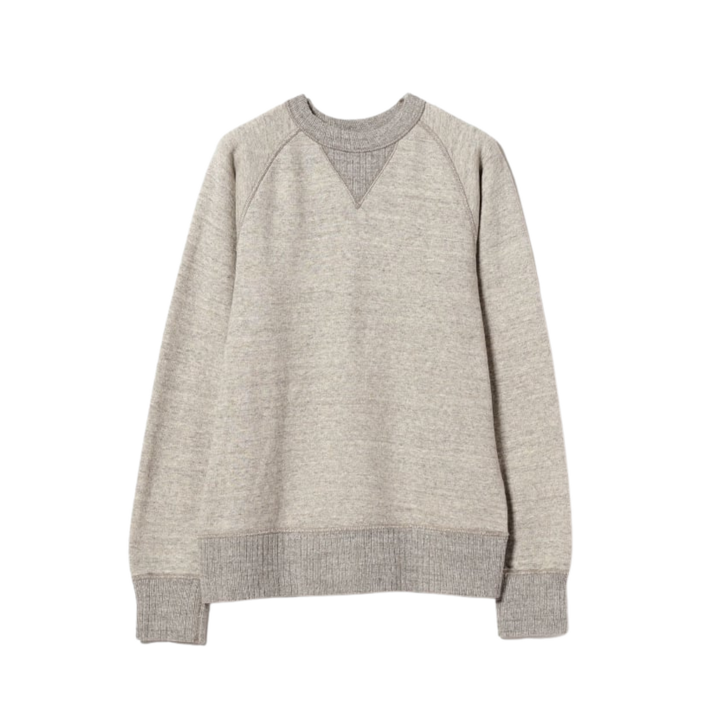 BEAMS BOY - W' O. Broad Rib Crew Sweatshirt