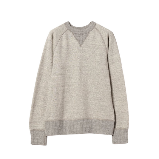 BEAMS BOY - W' O. Broad Rib Crew Sweatshirt