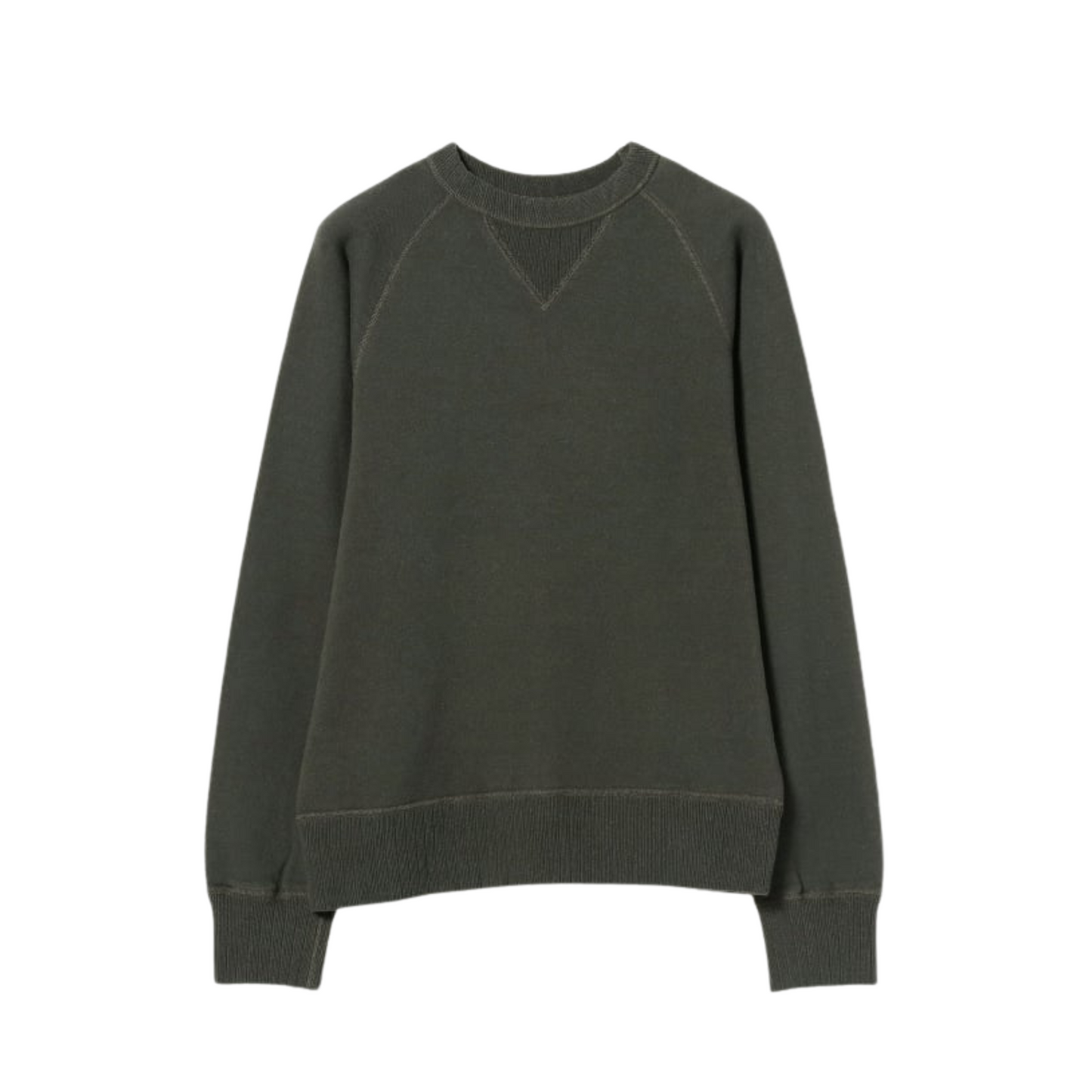 BEAMS BOY - W' O. Broad Rib Crew Sweatshirt