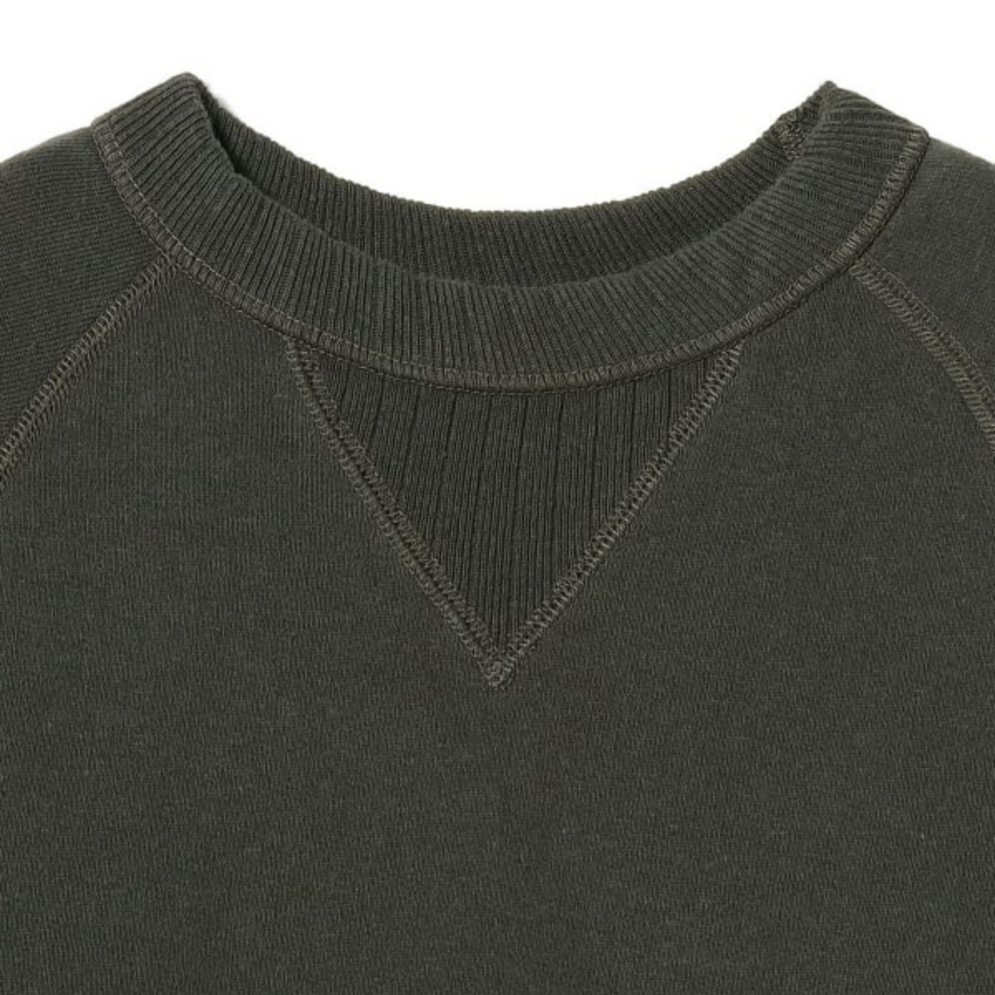 BEAMS BOY - W' O. Broad Rib Crew Sweatshirt