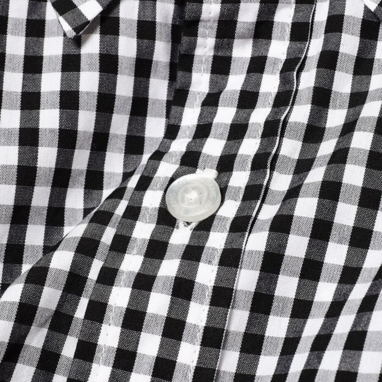 BEAMS BOY - W' O. Gingham Check B.D Shirt