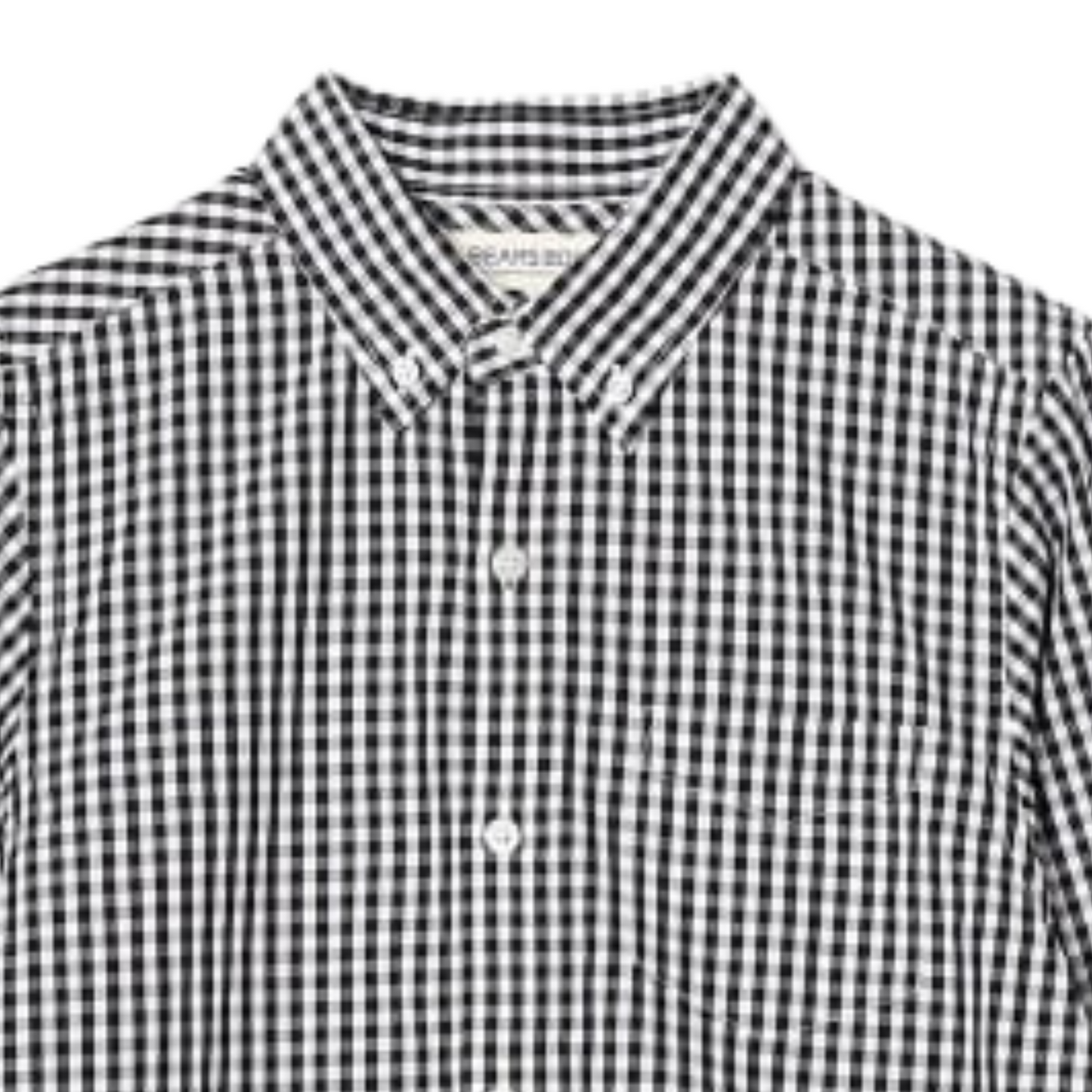 BEAMS BOY - W' O. Gingham Check B.D Shirt