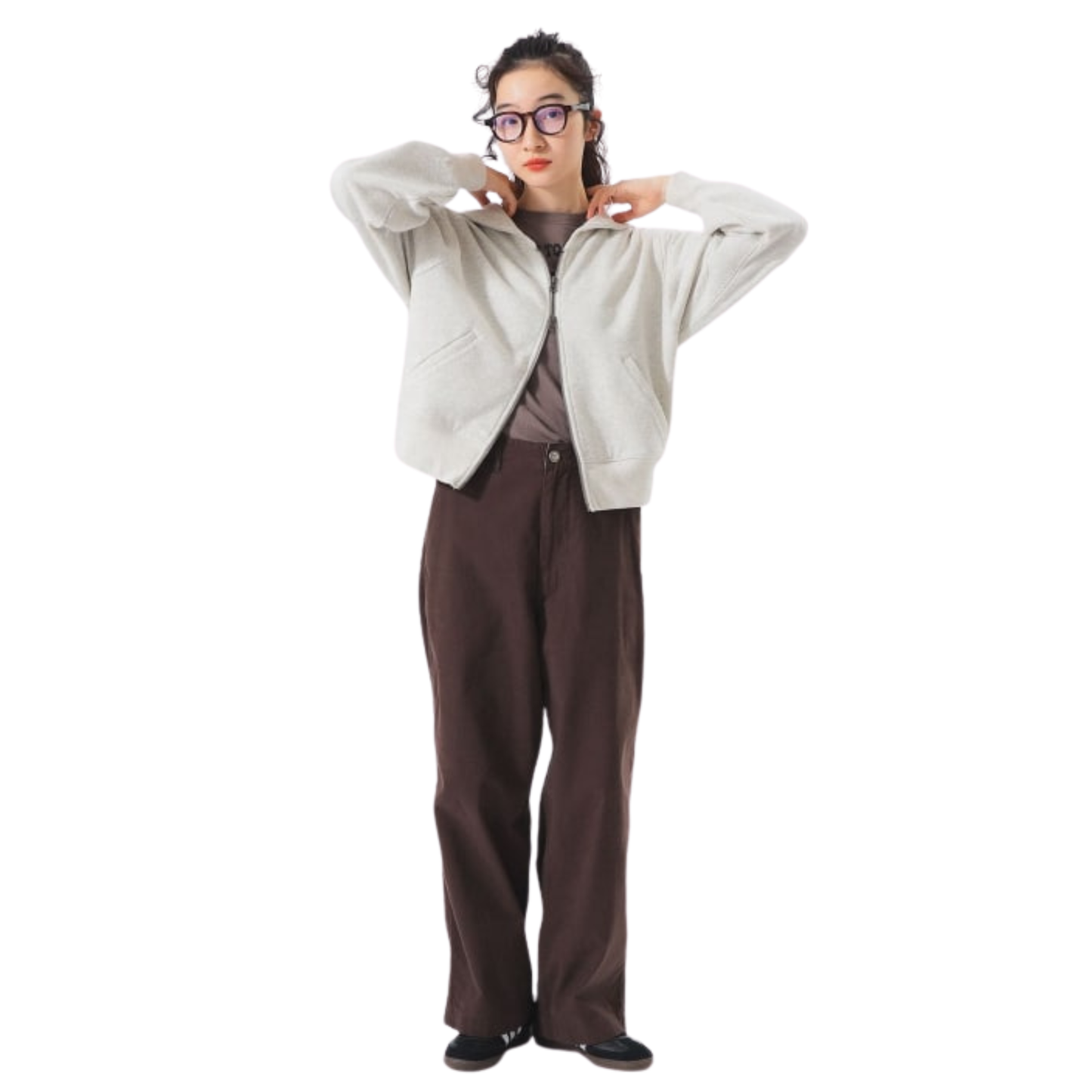 BEAMS BOY - W' O. Wide Chino Pants