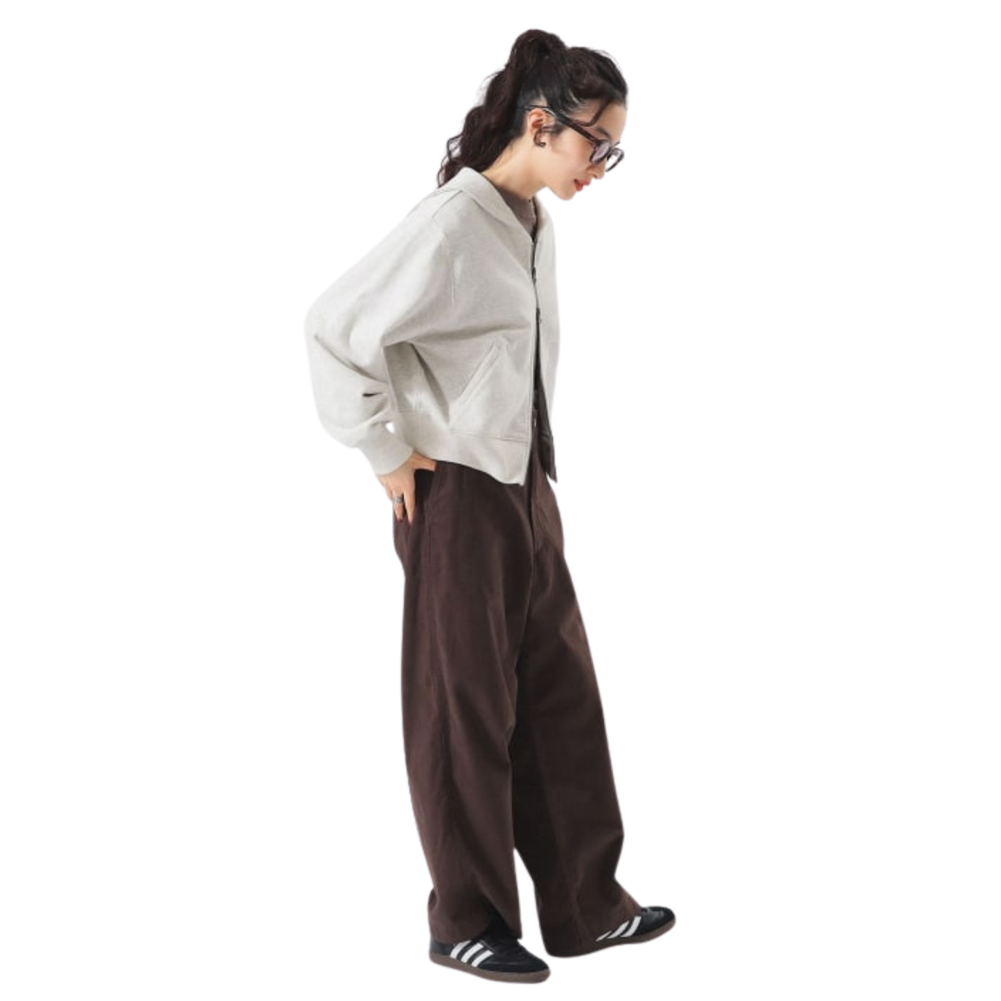 BEAMS BOY - W' O. Wide Chino Pants