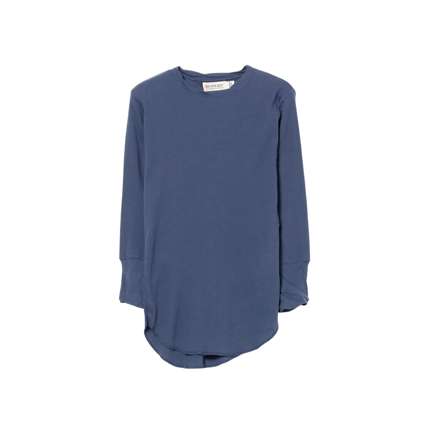 BEAMS BOY - W' Rib Crewneck 3/4 T-Shirt