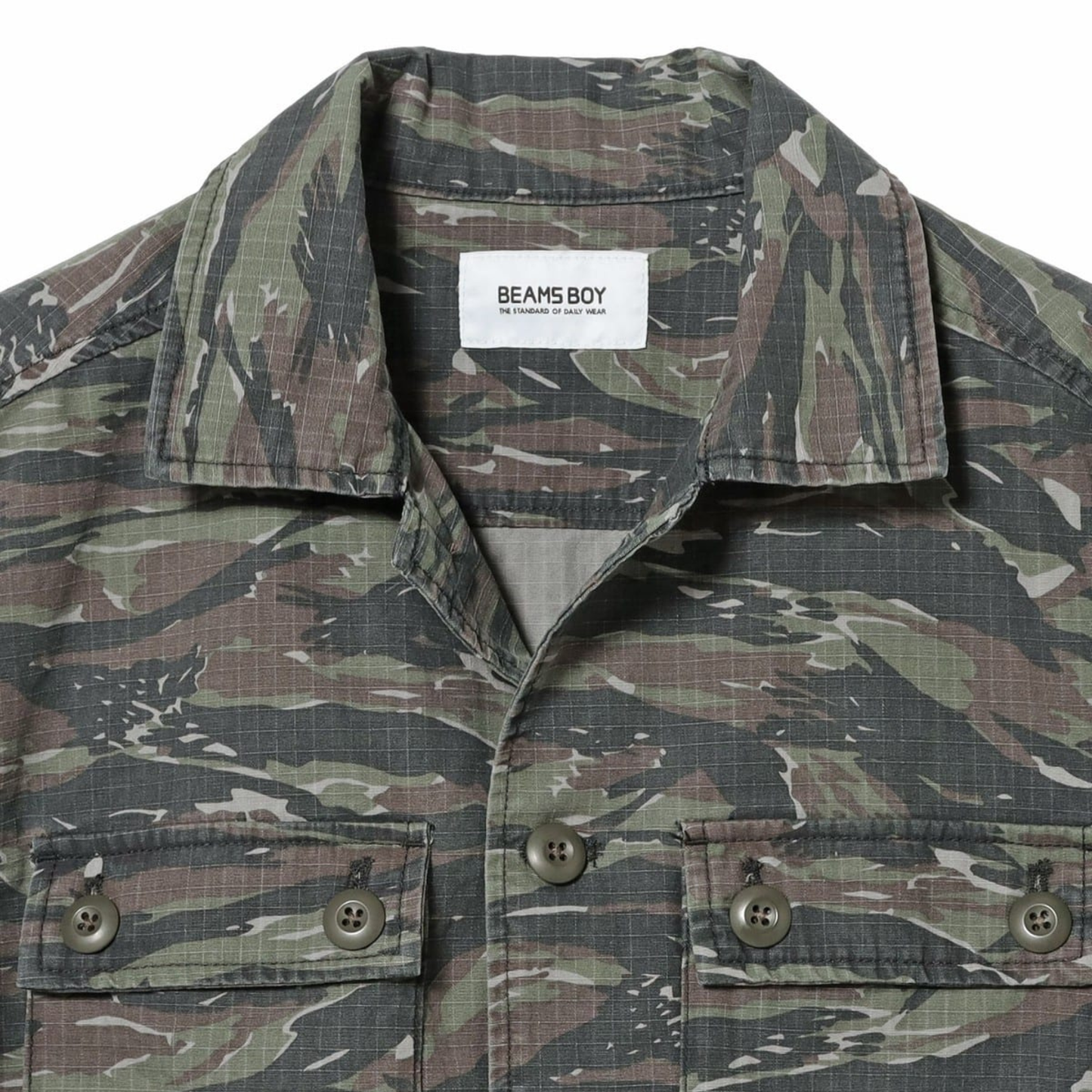 BEAMS BOY - W' Ripstop Military Jacket