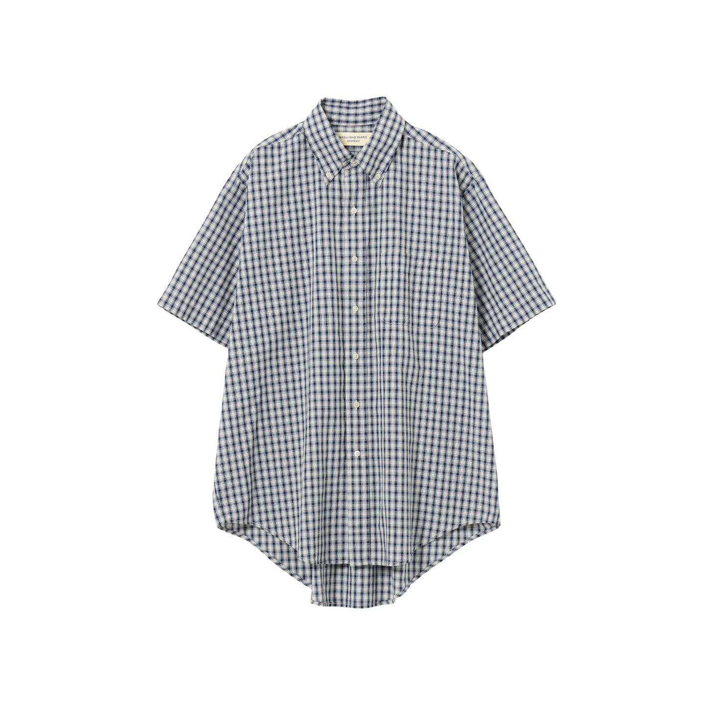 BEAMS BOY - W' S\S Boy Check Big BD Shirt