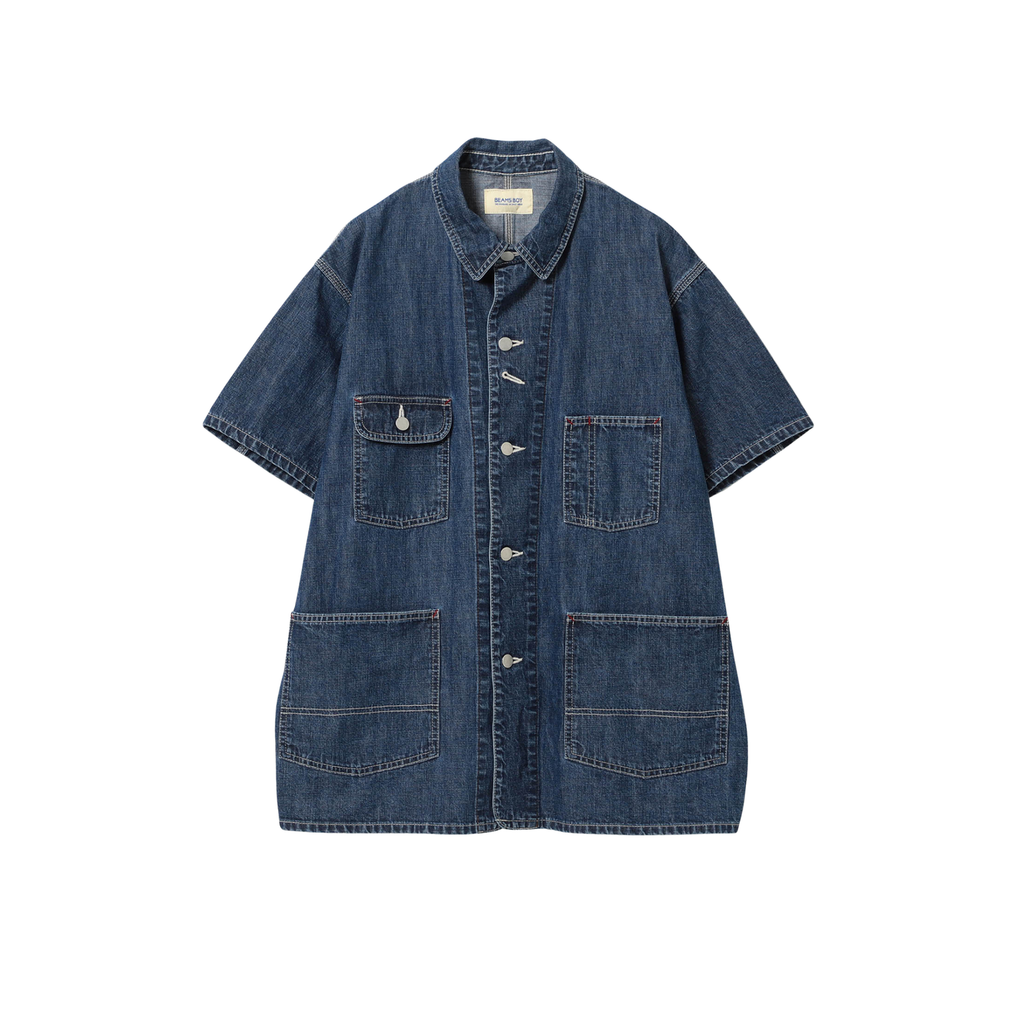 BEAMS BOY - W' S\S Denim Coverall Jacket